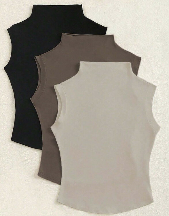 KLASYCZNY TOP STÓJKA 3-PACK