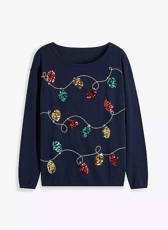 OZDOBNY ŚWIĄTECZNY SWETER