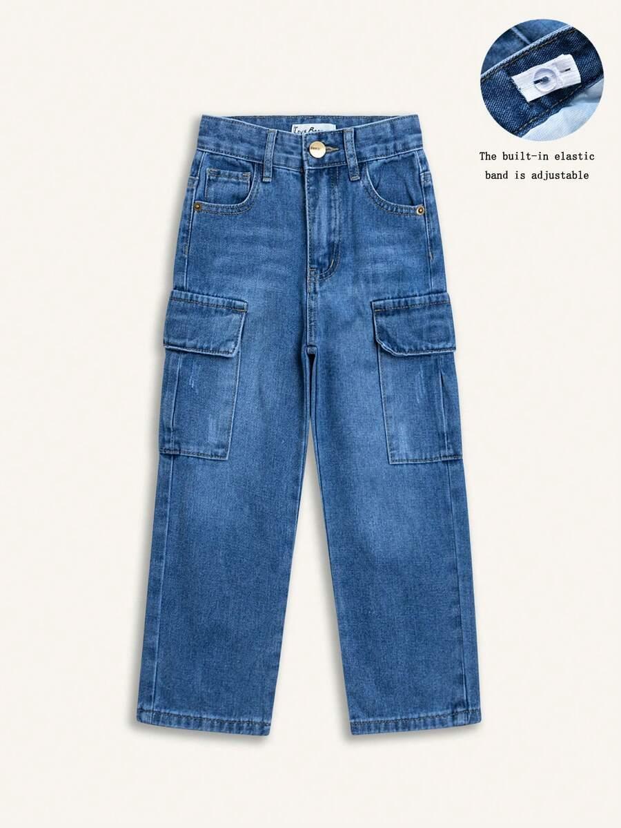 NIEBIESKIE SPODNIE JEANS
