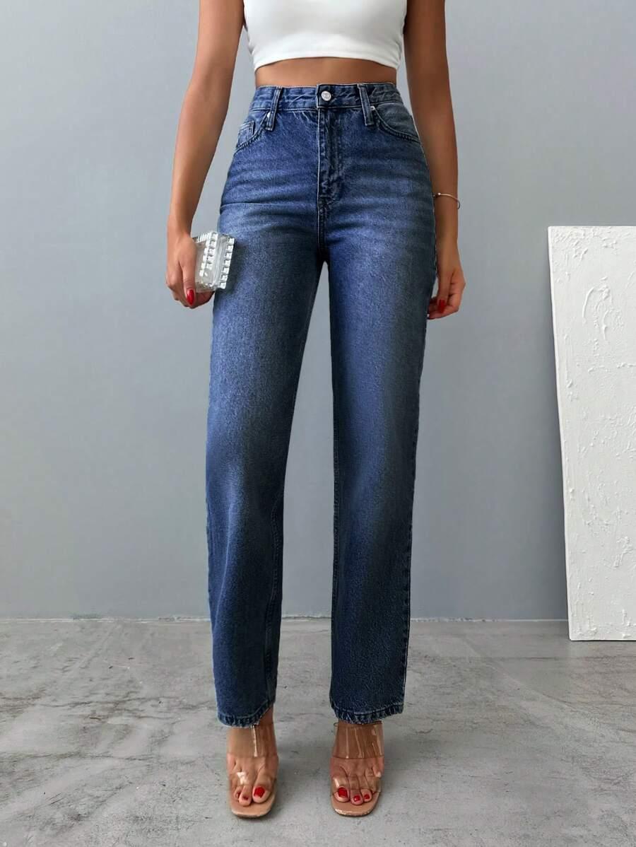 spodnie jeans prosta nogawka