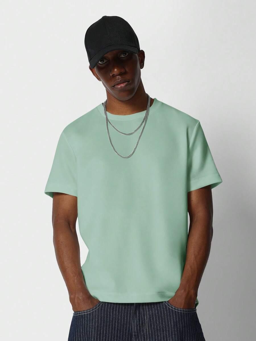 zielony T-SHIRT BASIC 