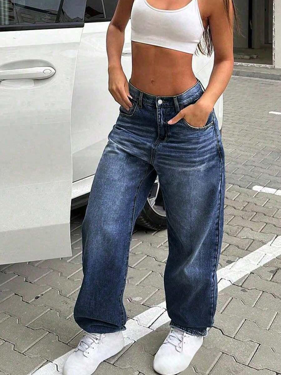 NIEBIESKIE JEANSY CASUAL 