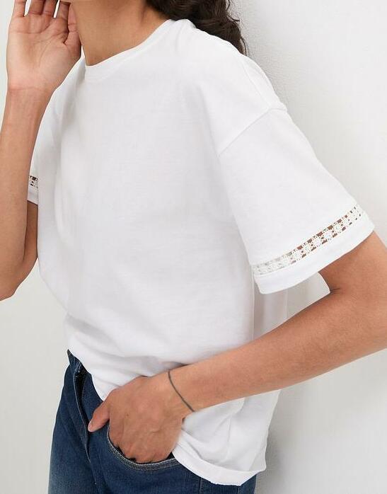 T-SHIRT LUŹNY DAMSKI