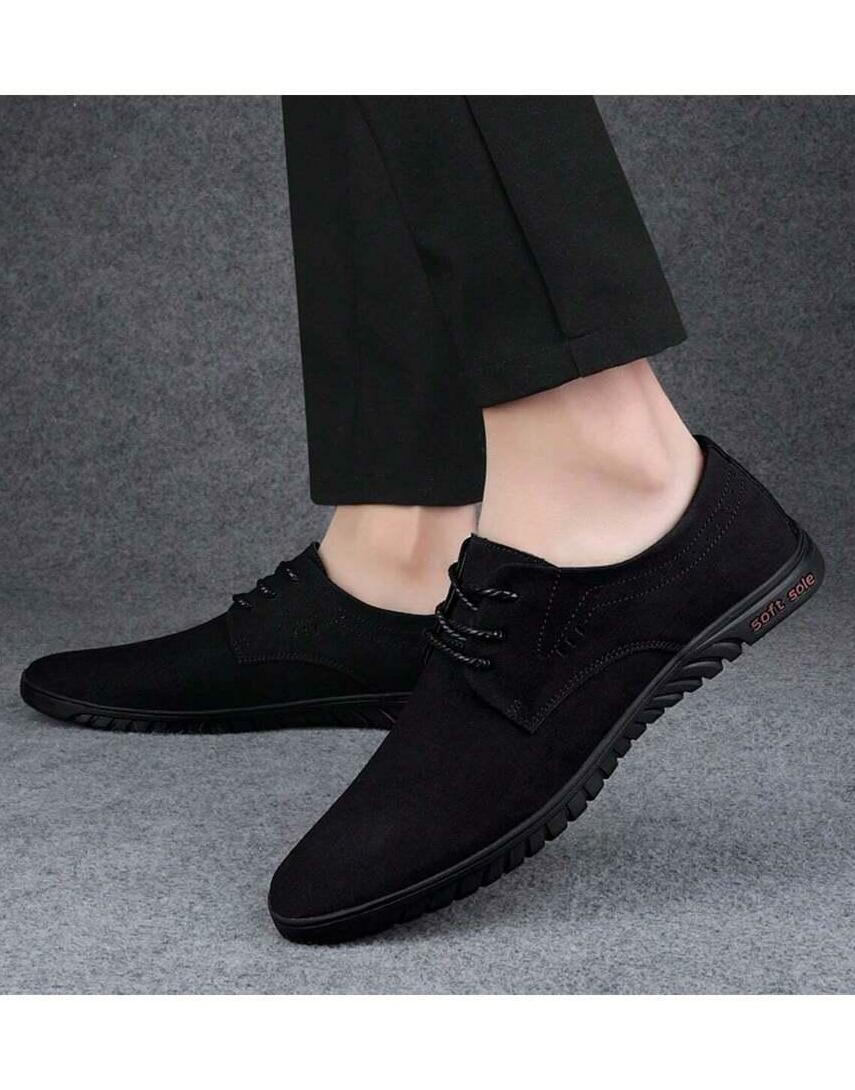 CZARNE BUTY WIĄZANIE 