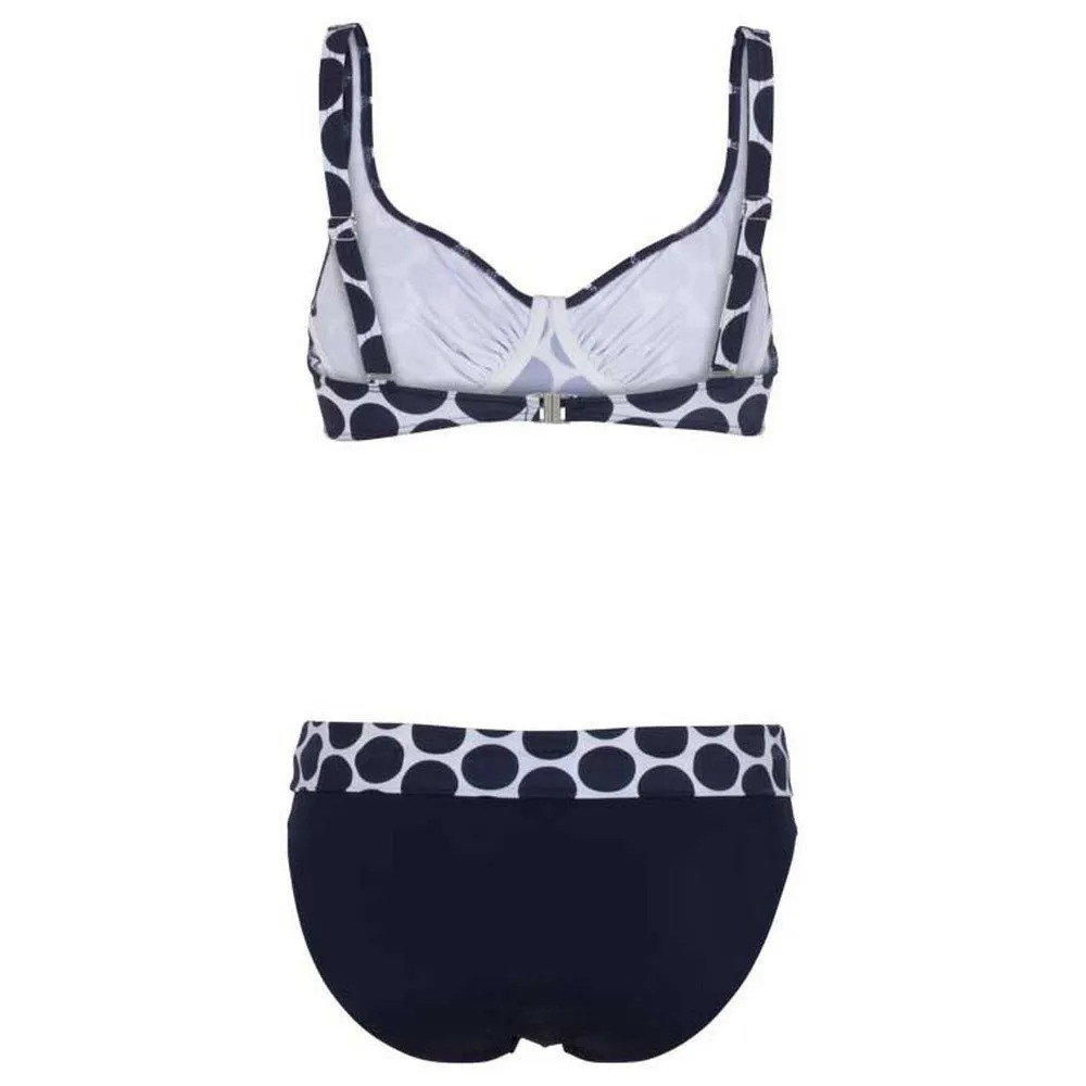 komplet bikini wzór groszki