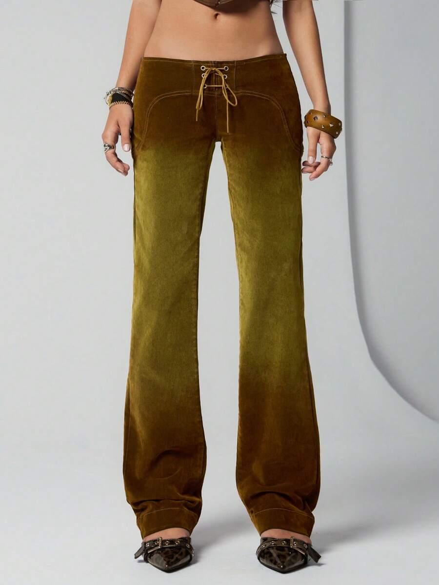 spodnie jeans niski stan