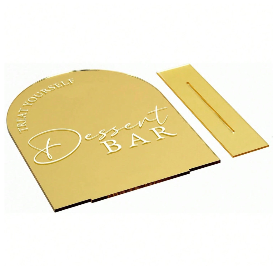 TABLICZKA STOJAK DESERT BAR