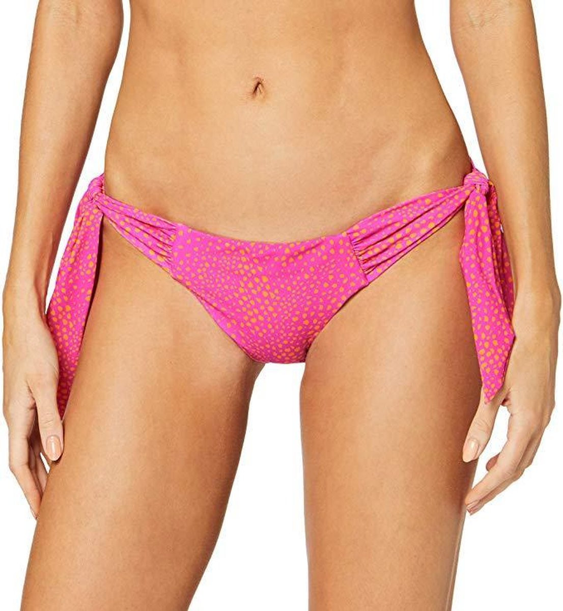 różowy dół od bikini wiązanie