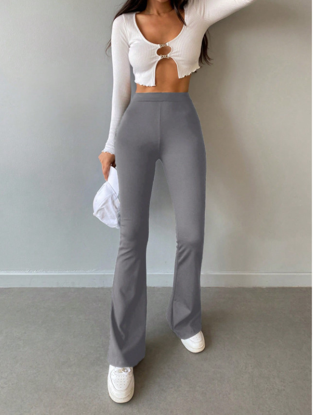 SZARE SPODNIE CASUAL