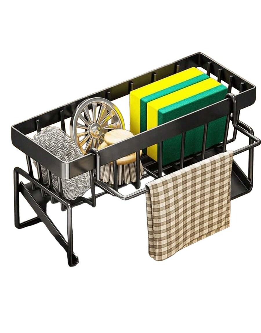 CZARNY ORGANIZATOR KUCHENNY