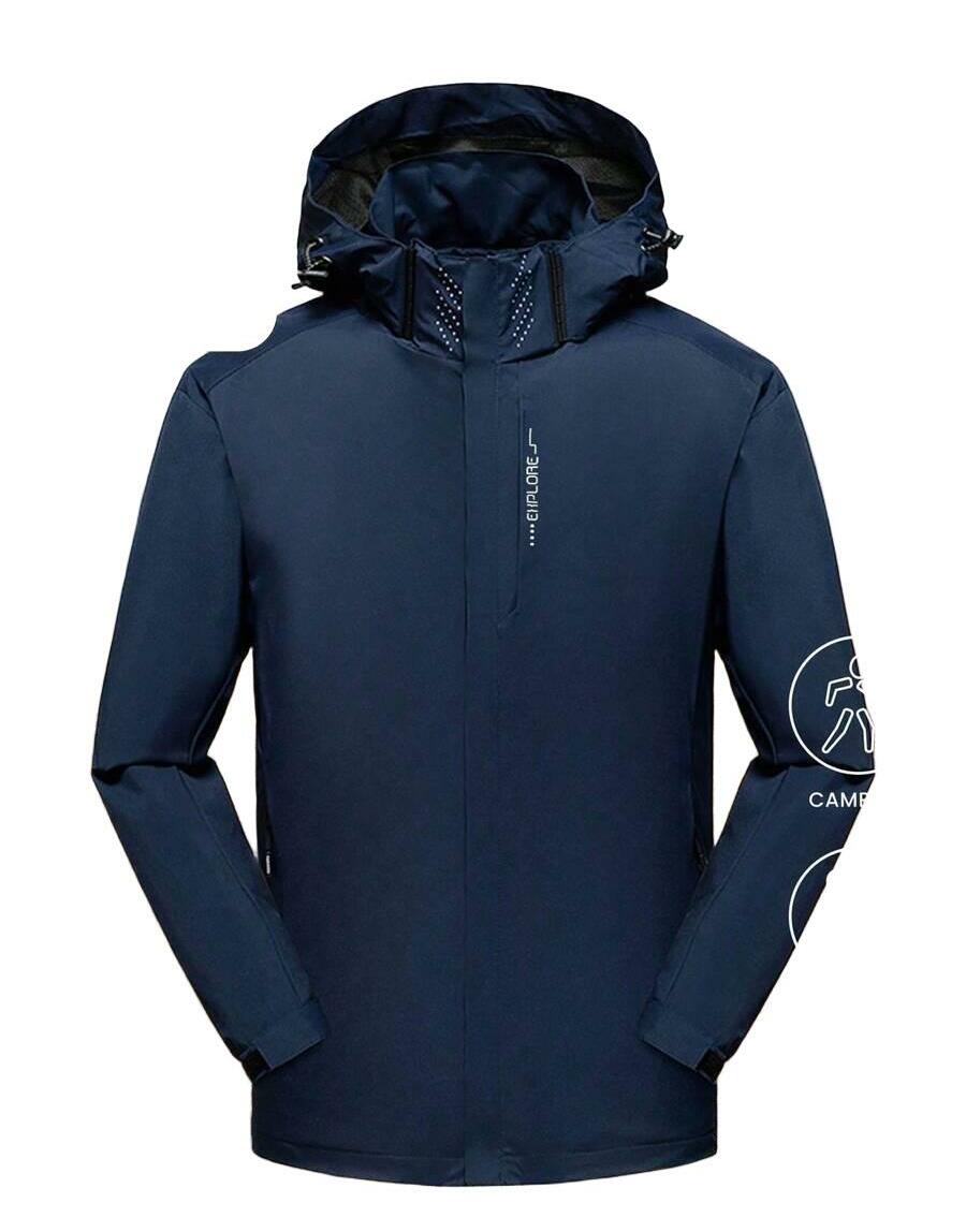 granatowa kurtka softshell