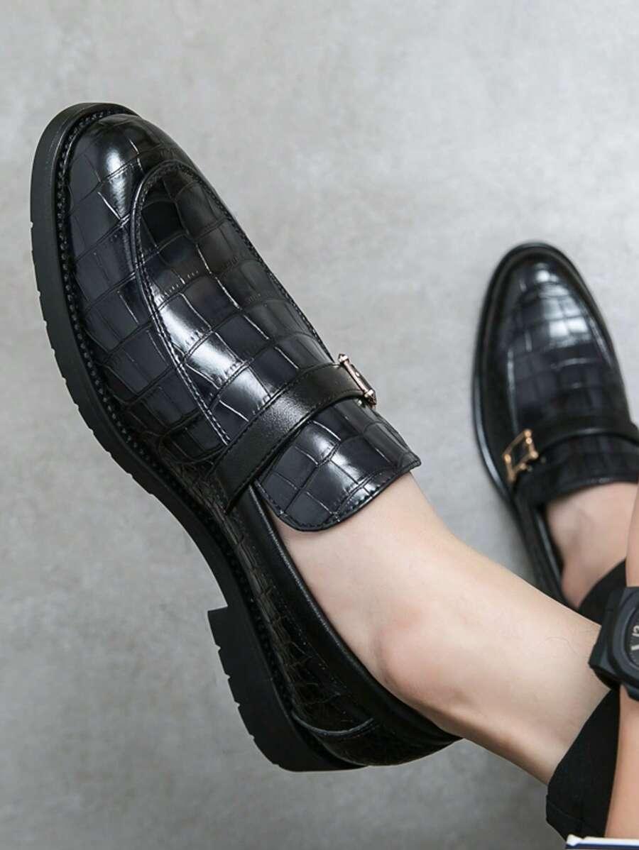 czarne mokasyny imitacja skóry