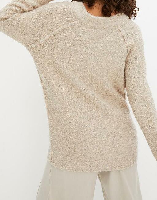 SWETER Z DZIANINY BARANKA