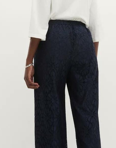 KORONKOWE SPODNIE PALAZZO PLUS SIZE 