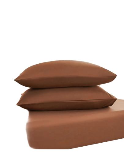 brązowa poszewka na poduszkę 2-pack