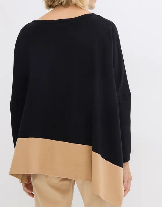 SWETER PONCZO OVERSIZE