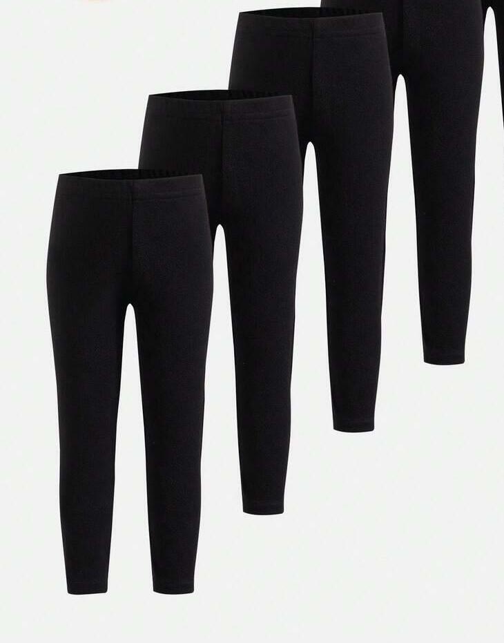 CZARNE LEGGINSY 3-PACK