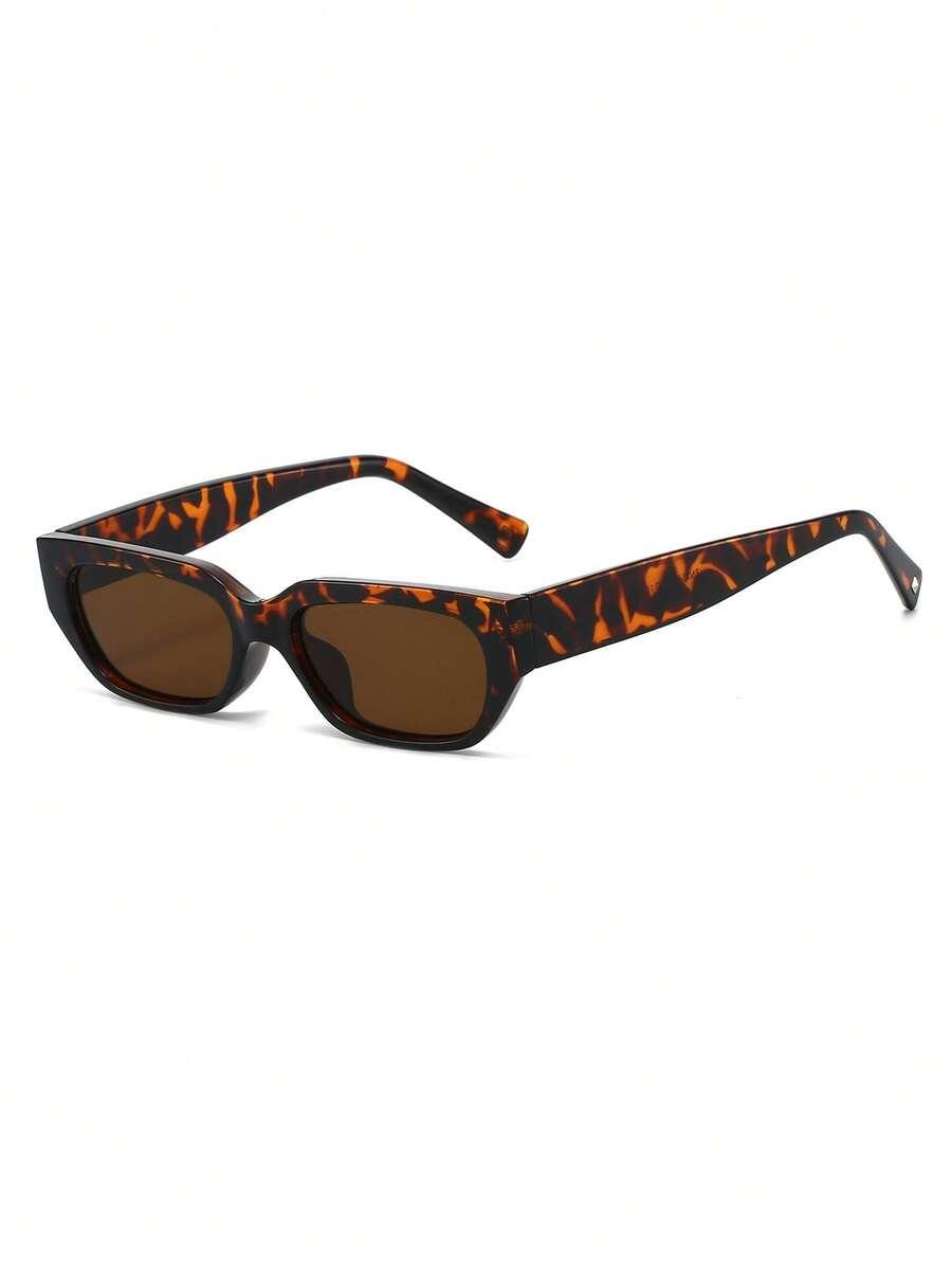 okulary przeciwsłoneczne leopard print