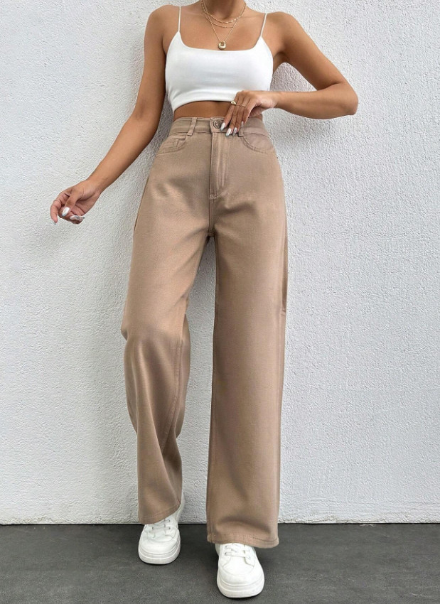 SPODNIE JEANS WYSOKI STAN