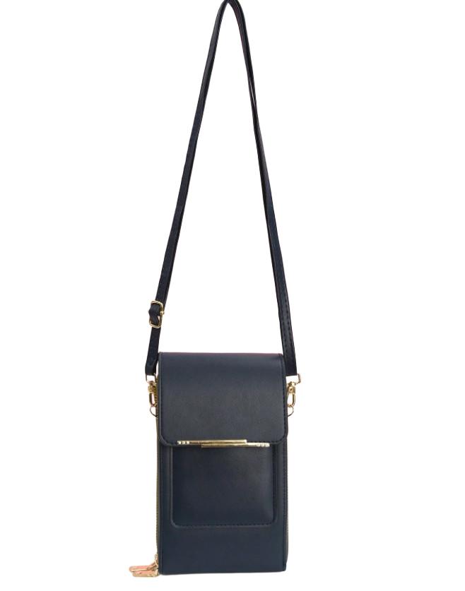 granatowa torebka zip 