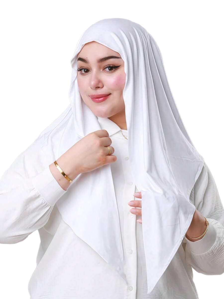 biała chusta HIDŻAB