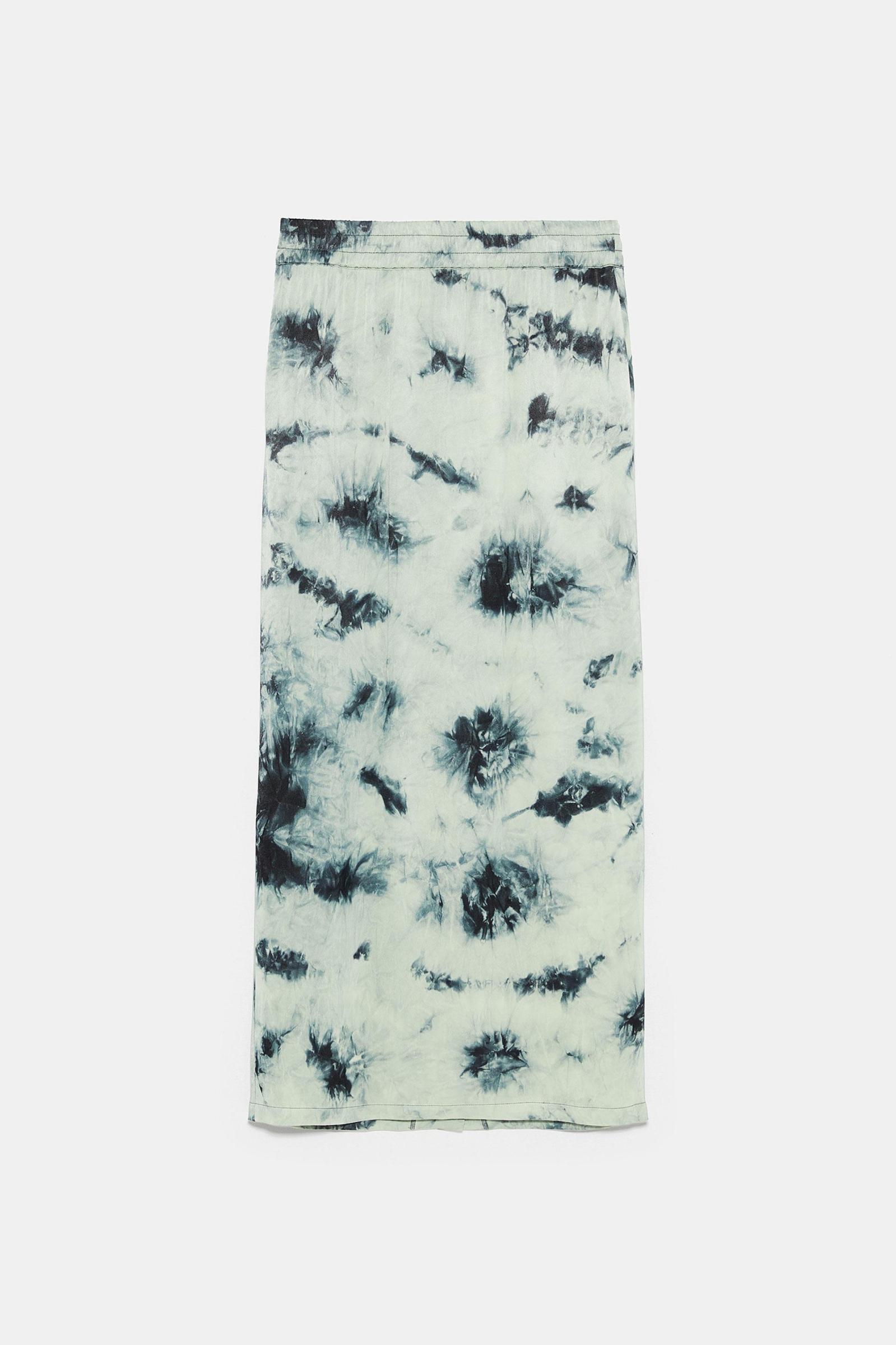 maxi spódnica wzór tie dye