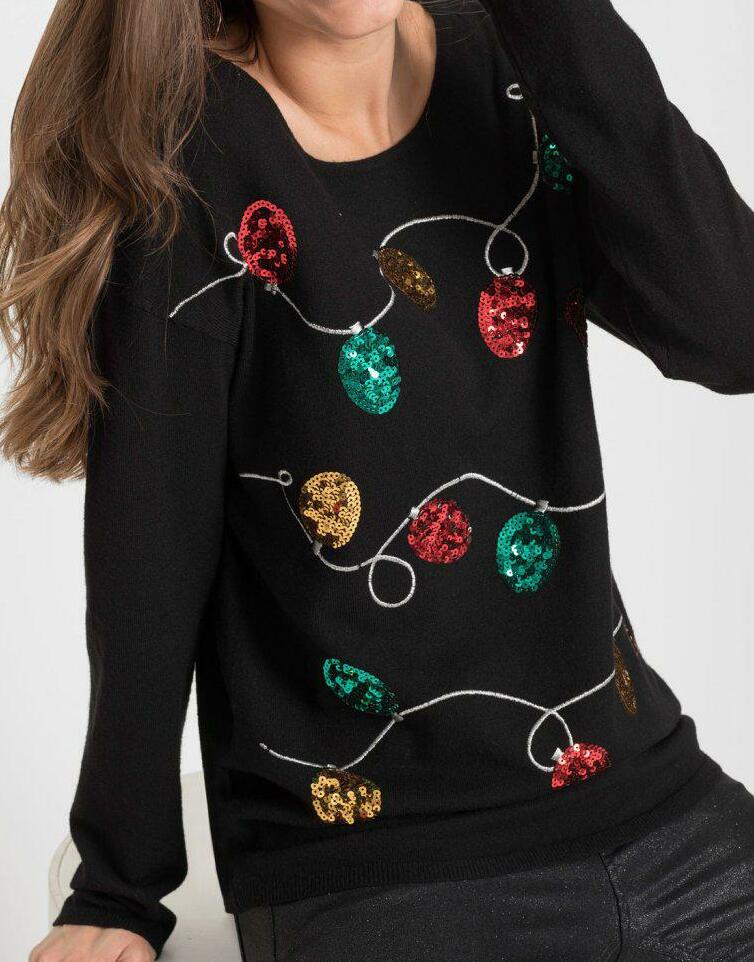 SWETER ŚWIĄTECZNY Z WZOREM