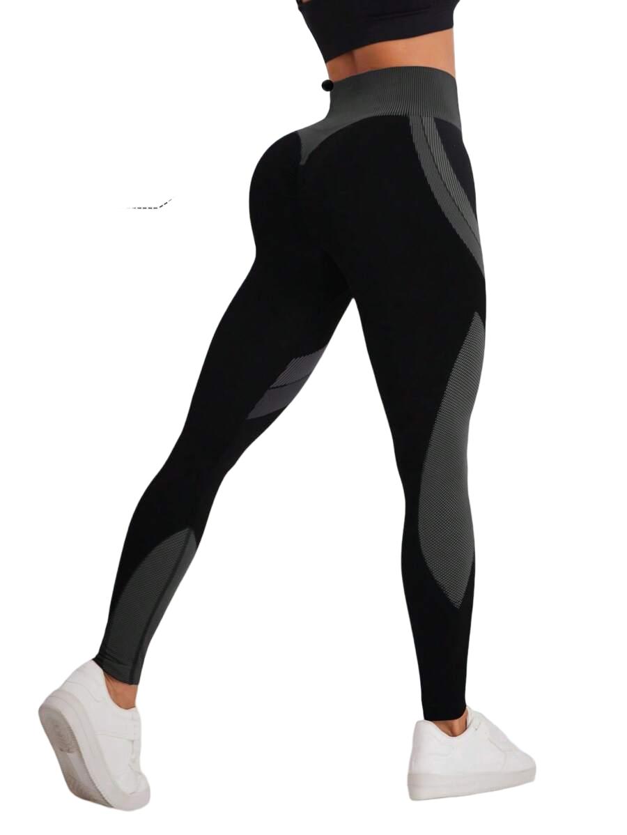 sportowe czarne legginsy wysoki stan