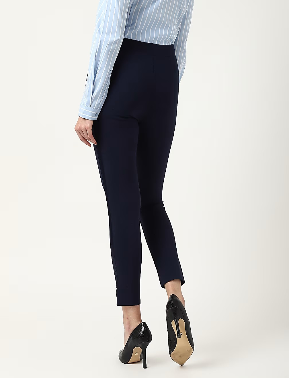 GRANATOWE LEGGINSY LAMPAS T59-4969K-F0