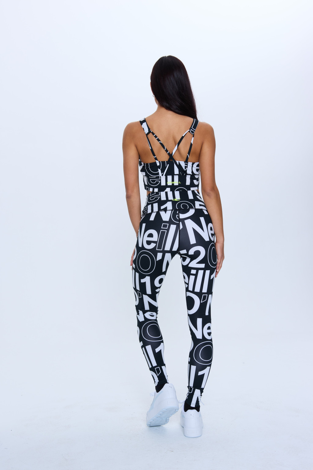 KLASYCZNE LEGGINSY wzór napisy 1550035-31013