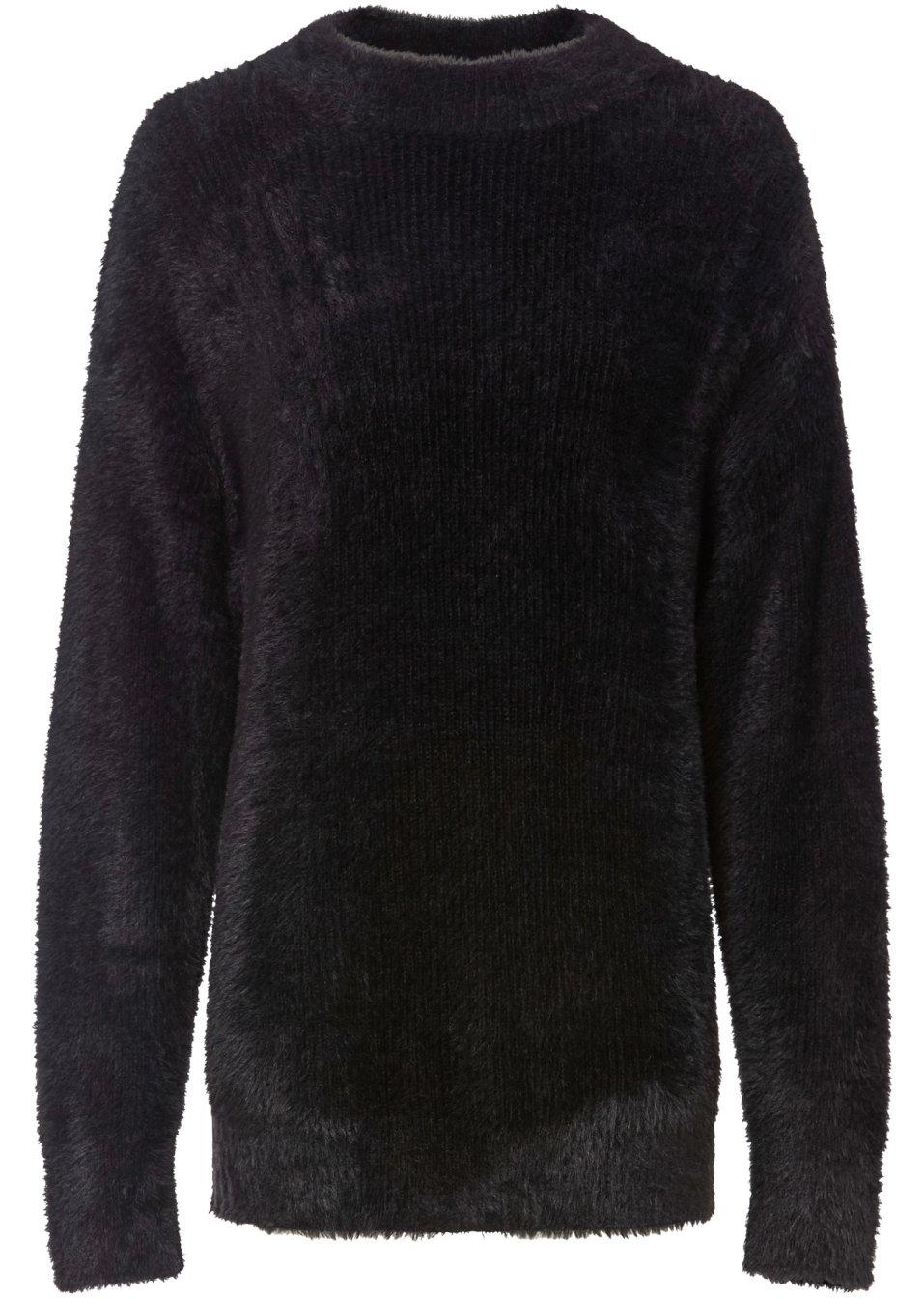 SWETER Z DZIANINY 