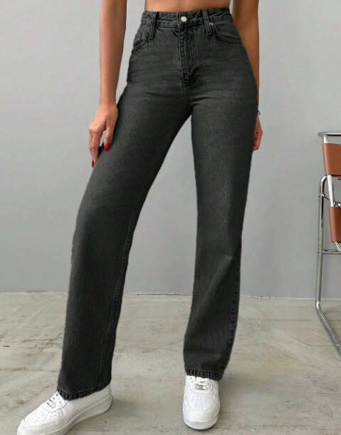SPODNIE JEANS WYSOKI STAN 