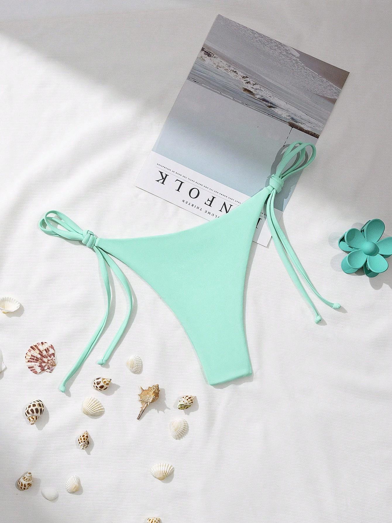 niebieski dół od bikini basic