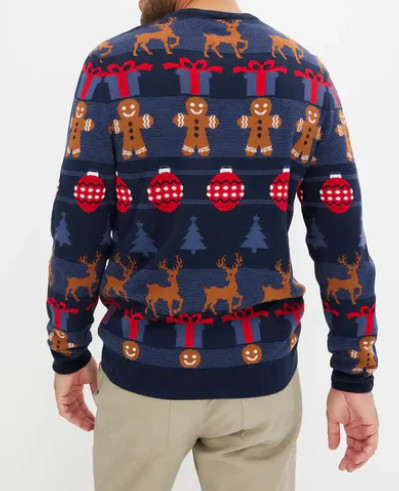 SWETER Z MOTYWEM ŚWIĄTECZNYM