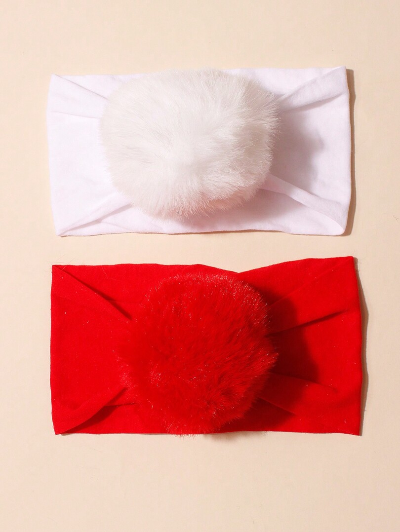 opaska na głowę pompon 2-pack 
