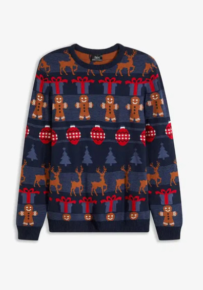 SWETER Z MOTYWEM ŚWIĄTECZNYM