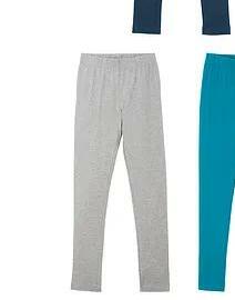 szare klasyczne legginsy