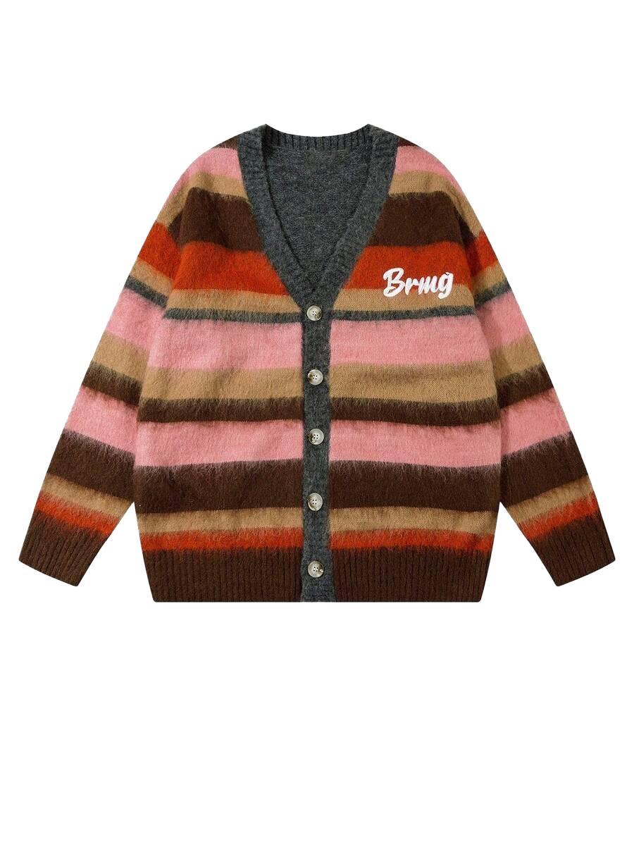  SWETER ROZPINANY W PASKI Z DŁUGIM RĘKAWEM 