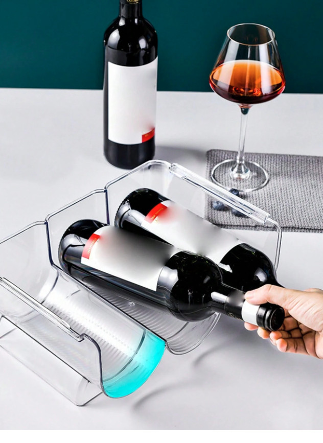 plastikowy stojak  na wino