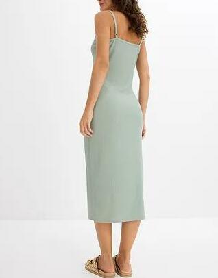 BOHO PLUS SIZE MIDI SUKIENKA NA RAMIĄCZKACH 