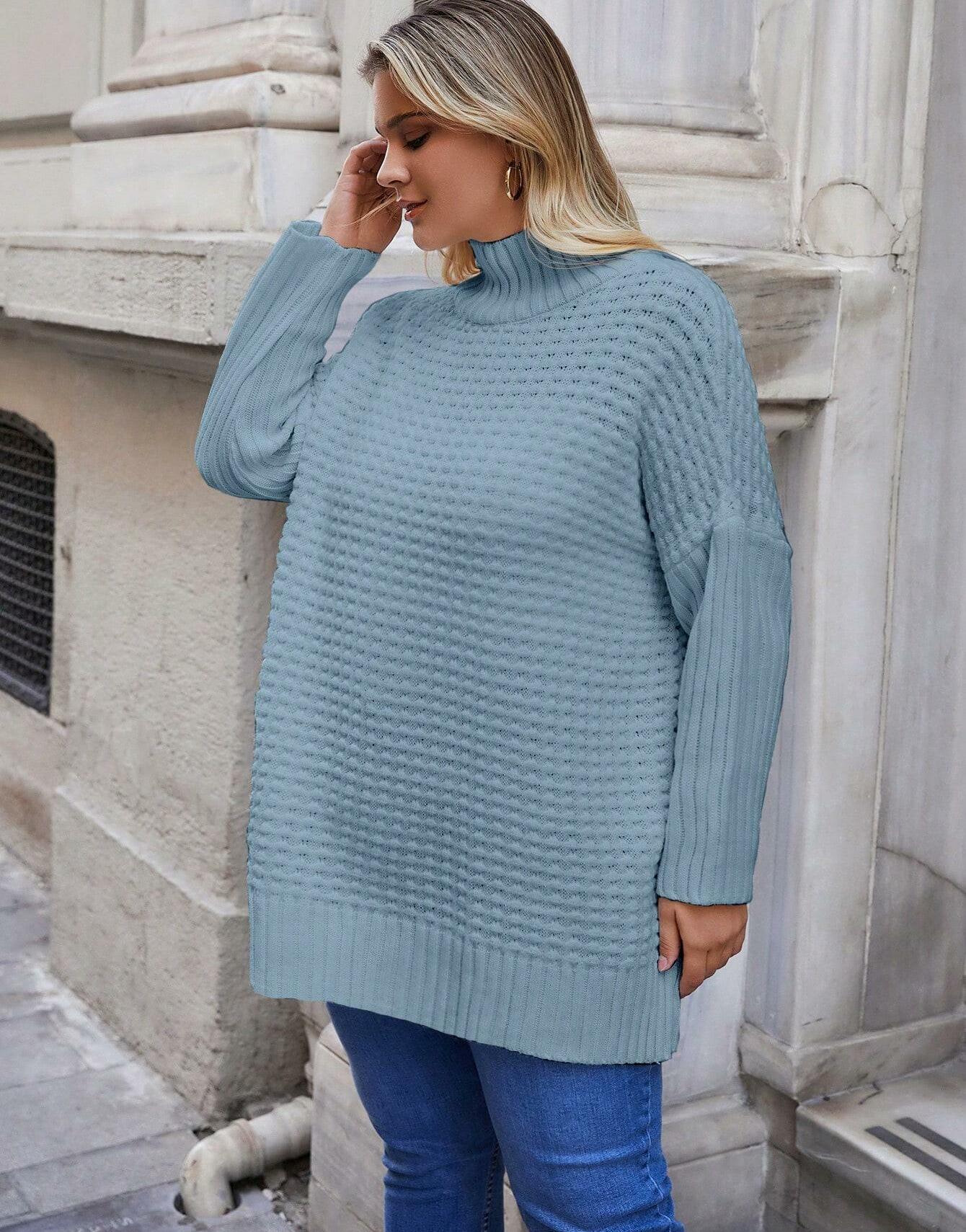 NIEBIESKI SWETER GOLF