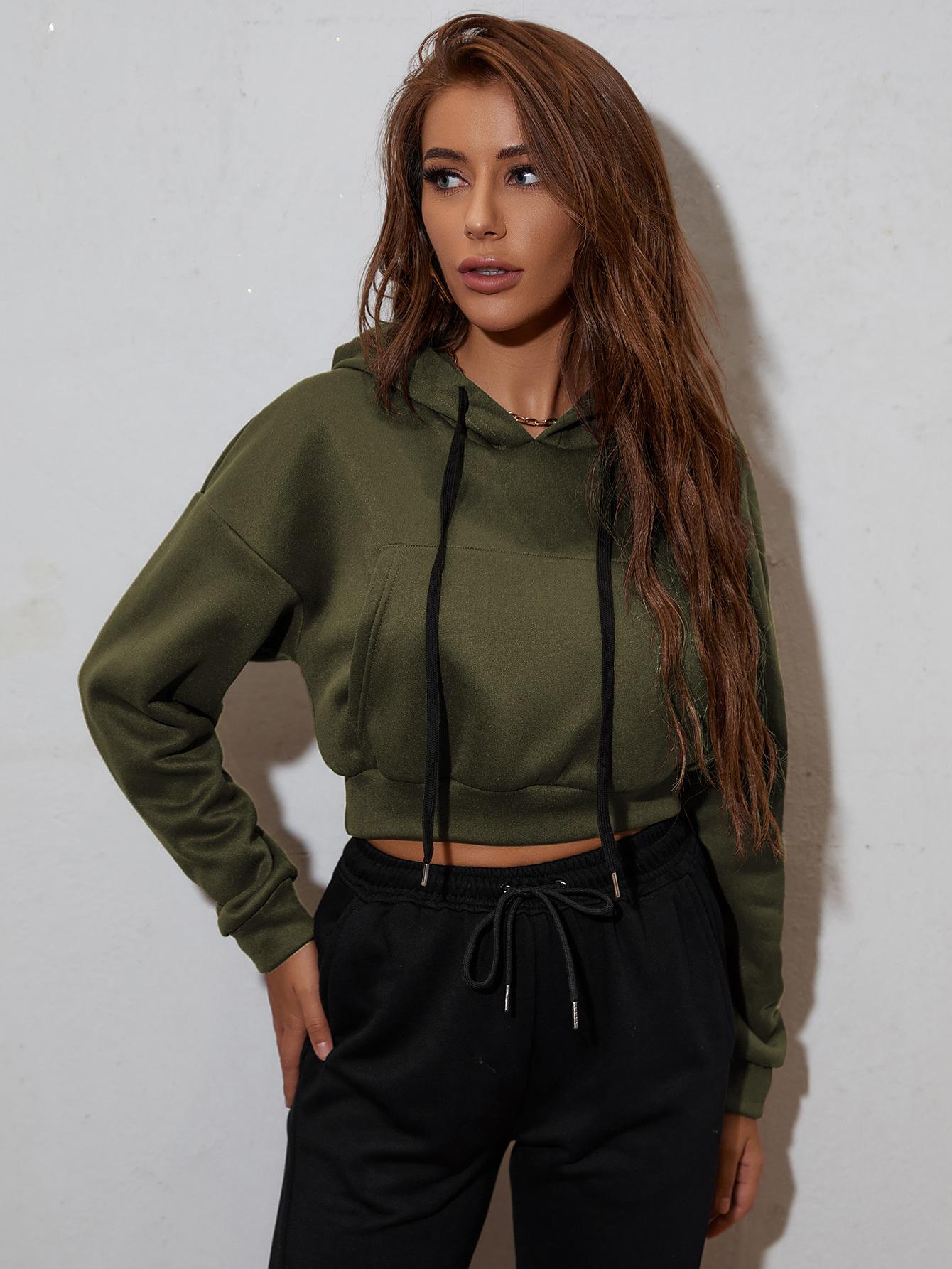 ZIELONA BLUZA KAPTUR