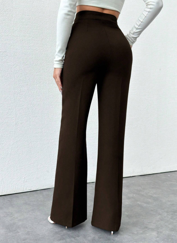 BRĄZOWE SPODNIE CASUAL 