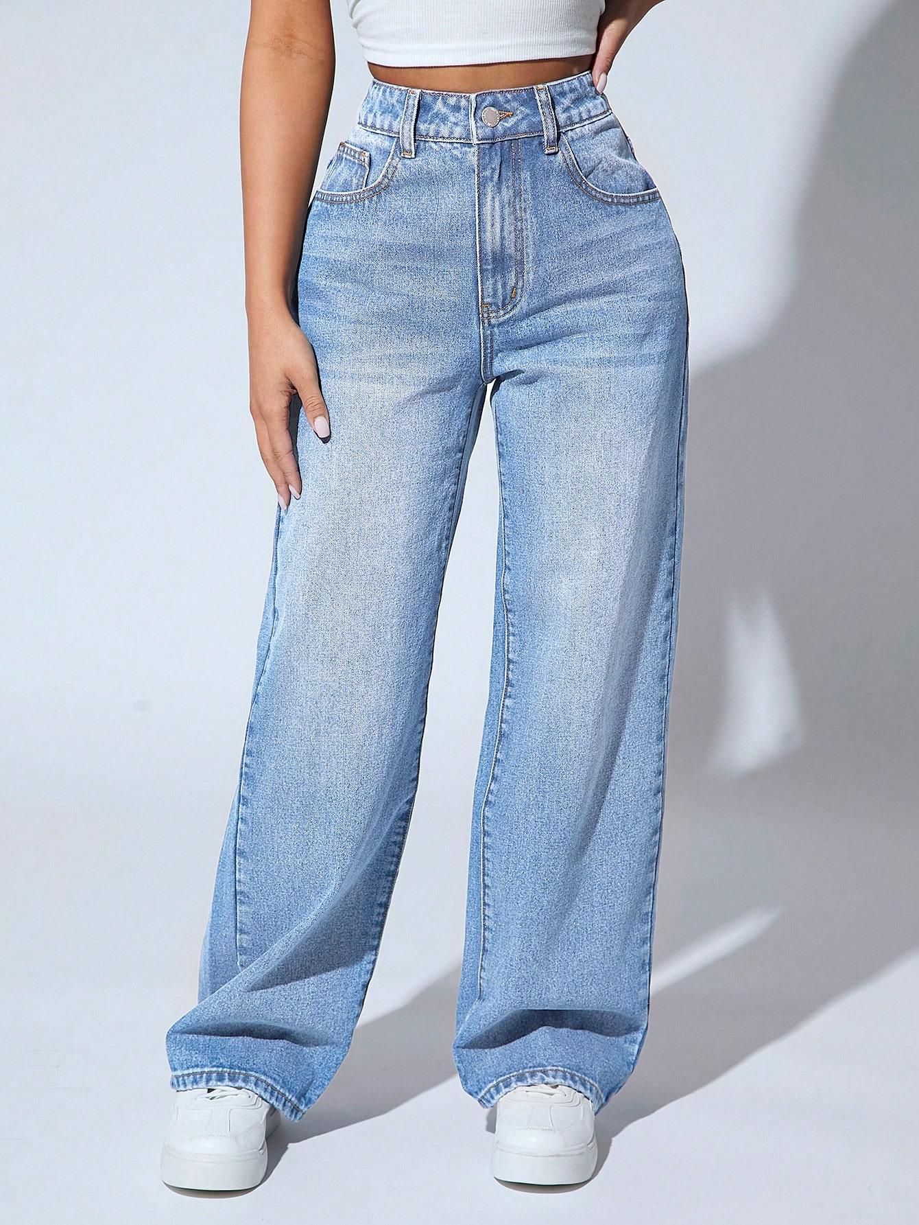 spodnie proste nogawki jeans