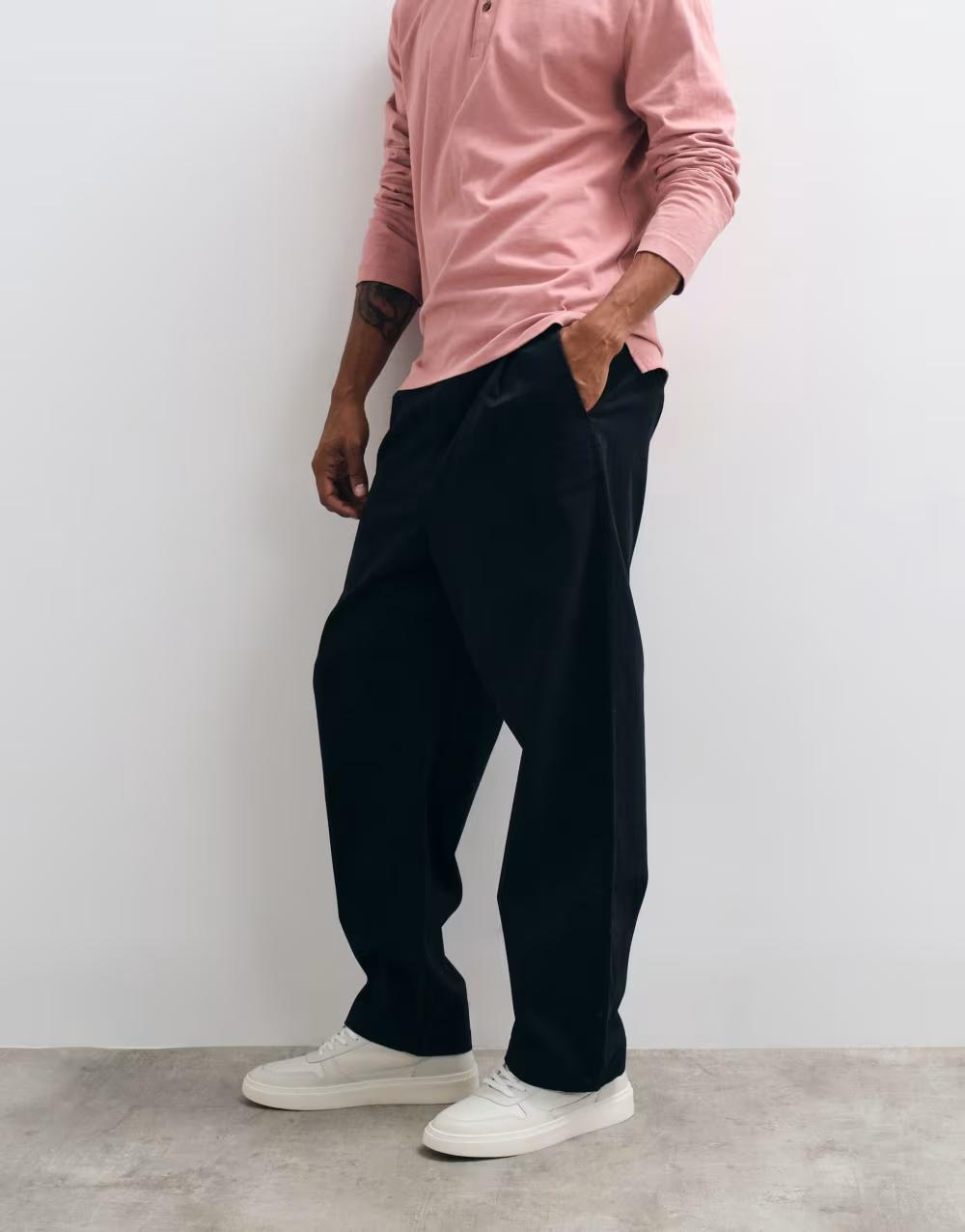 czarne spodnie jeans casual