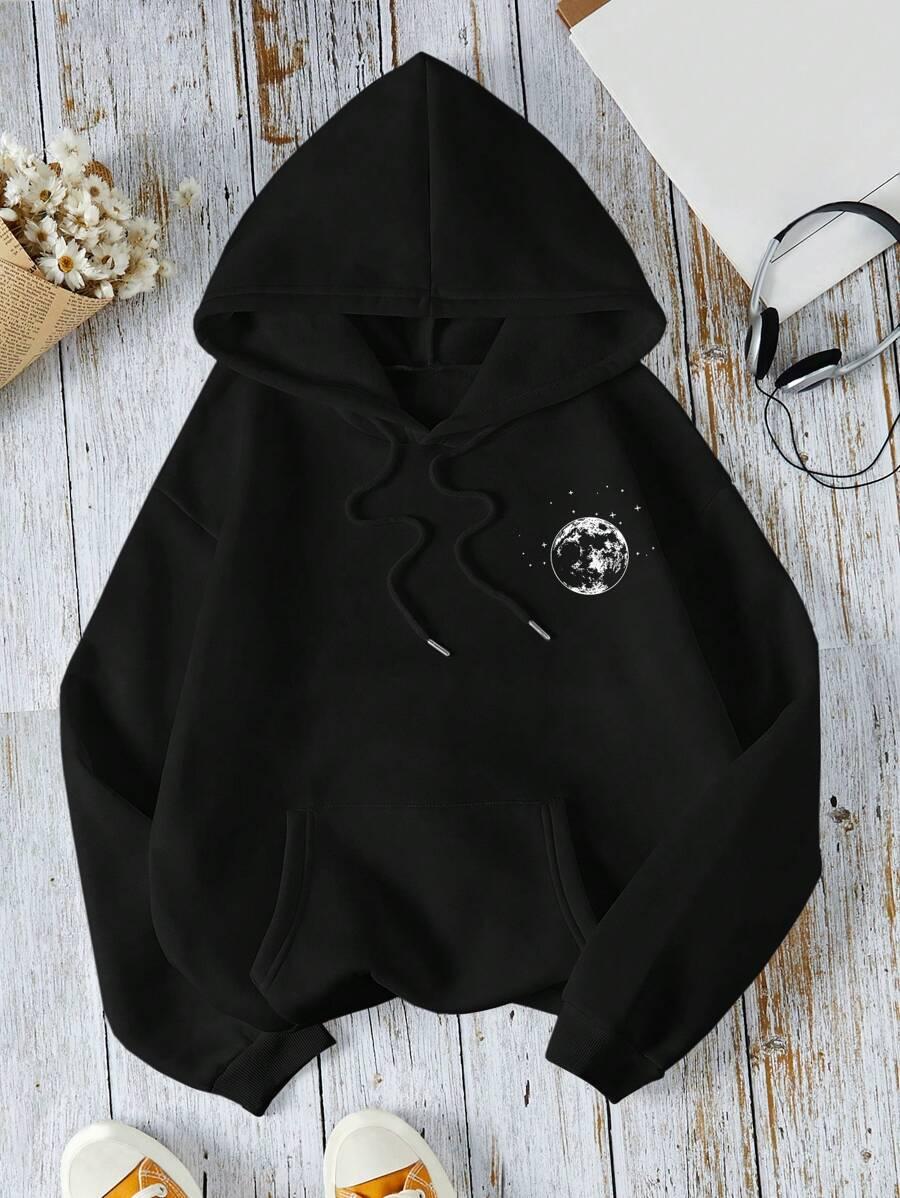 CZARNA BLUZA KAPTUR
