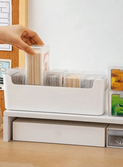 białe pudełko organizer