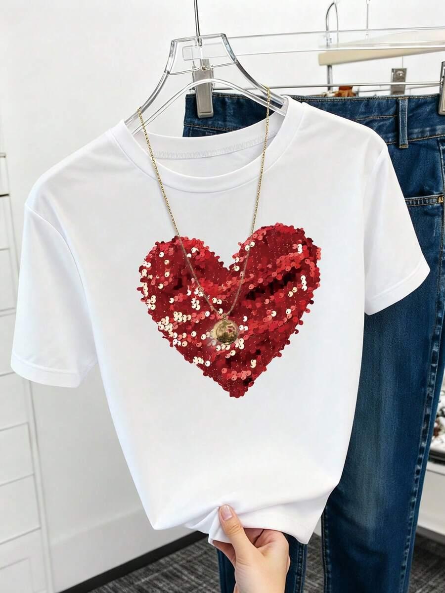 BIAŁY T-SHIRT PRINT