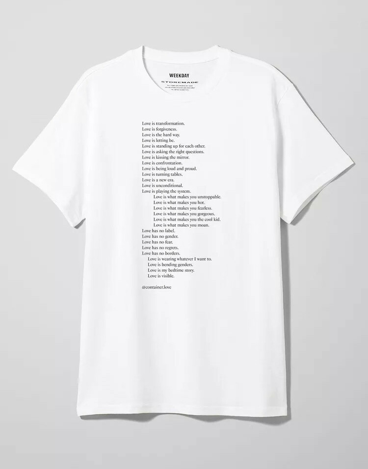 BIAŁY T-SHIRT NADRUK OKRĄGŁY DEKOLT