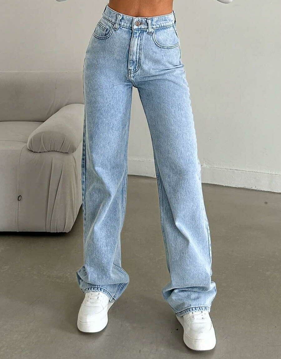 NIEBIESKIE SPODNIE JEANS